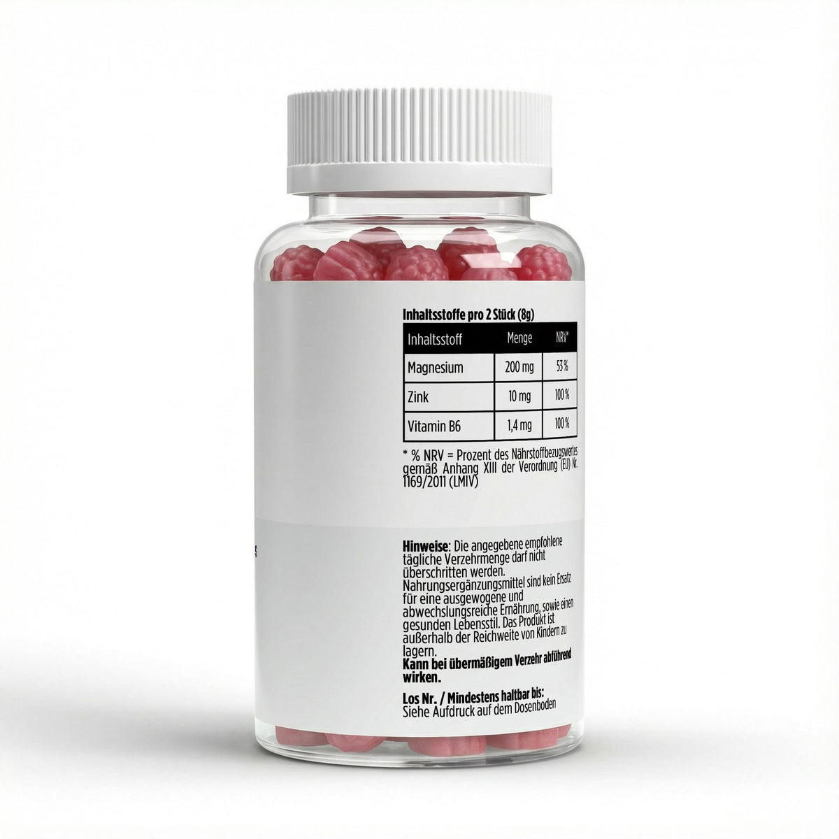 Magnesium + Zink + B6 Gummies - 60 Stk.